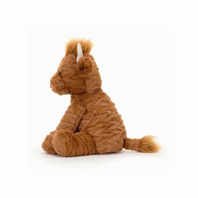 Jellycat Fuddlewuddle Highland Cow Farmyard UK | 75160BVTE